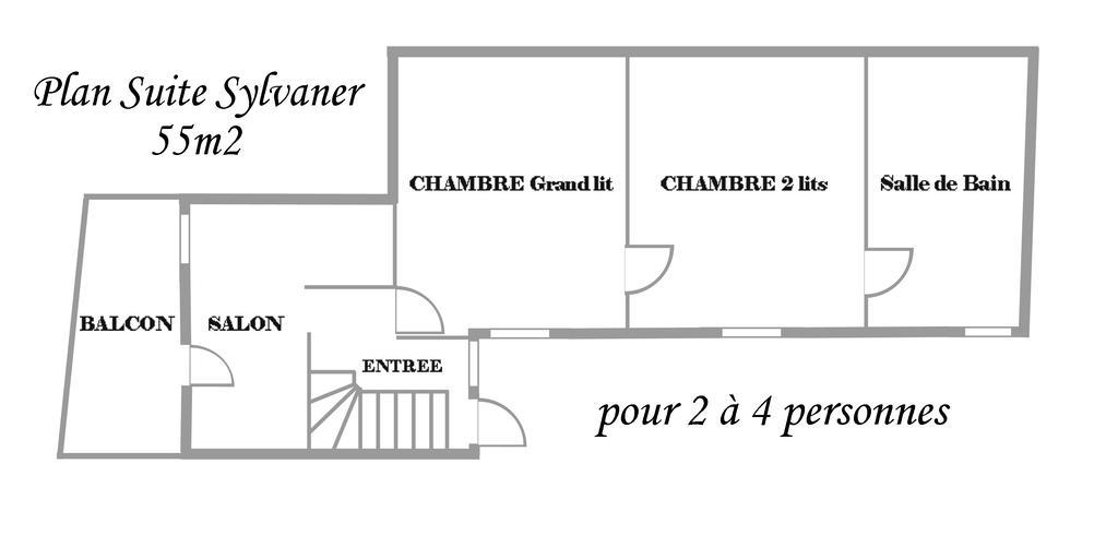 โคล่ เด แรแซ็ง Bed & Breakfast เบบลองไฮม์ ภายนอก รูปภาพ
